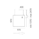 Discovery Space Square Spot Suspension Lamp