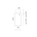 Discovery Space Rectangular Spot Suspension Lamp