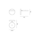 Demetra Wall Light with switch