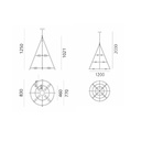 El Poris Suspension Lamp