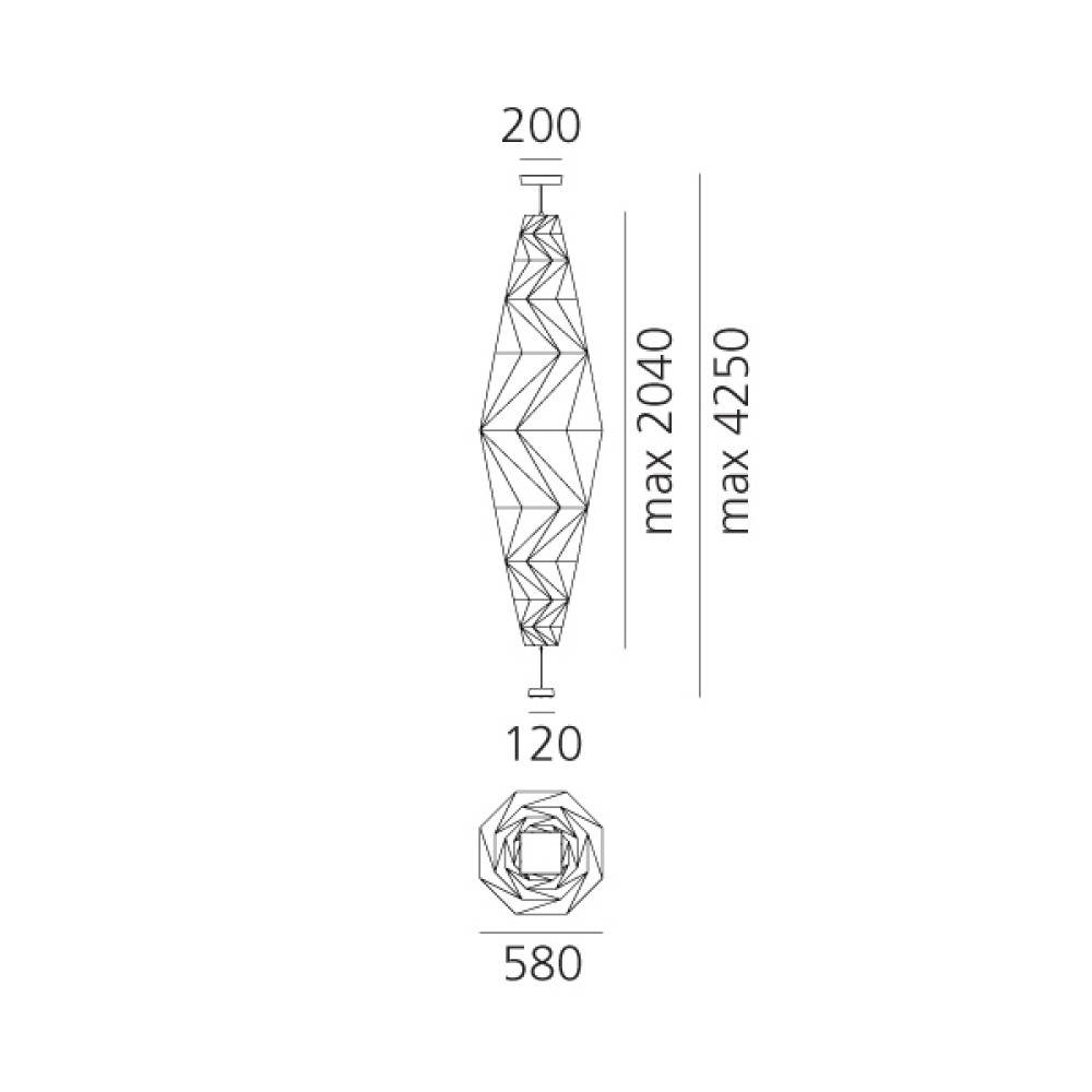 In-El Minomushi Suspenison Lamp