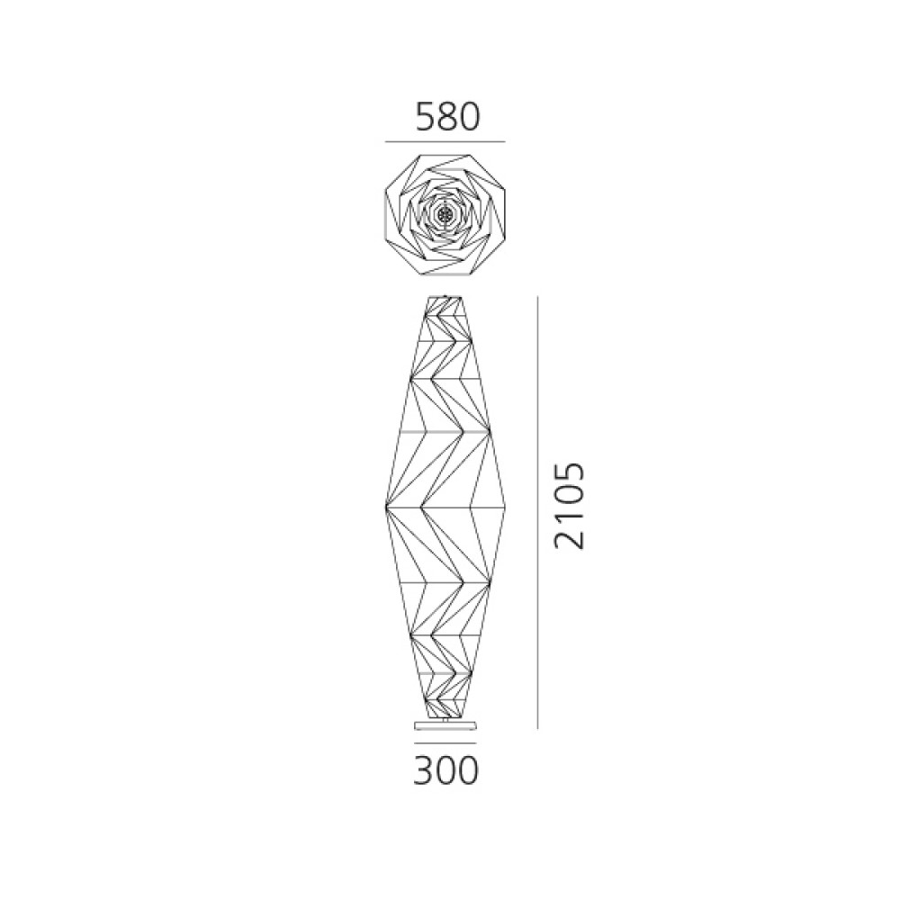 In-El Minomushi Floor Lamp