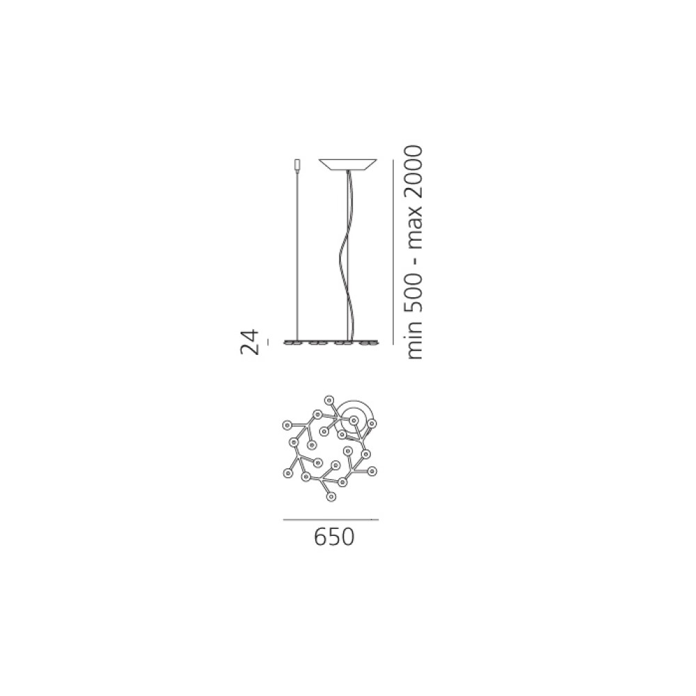 Led Net Circle Suspension Lamp
