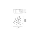 Logico Micro 3X120° Ceiling Light