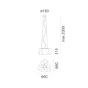 Logico 3X120° Suspension Lamp
