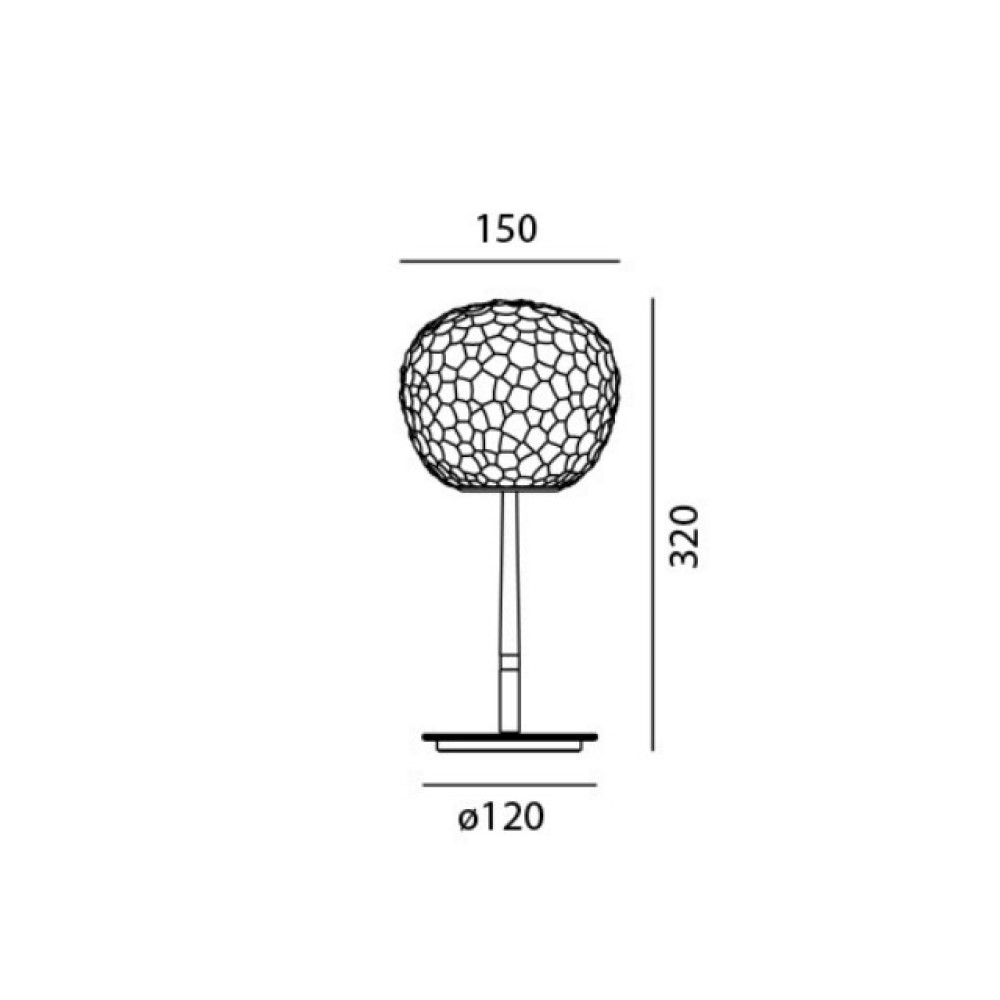 Meteorite E14 Table Lamp