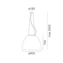 Nur 1618 LED Suspension Lamp