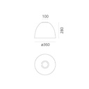 Nur Mini Ceiling Light