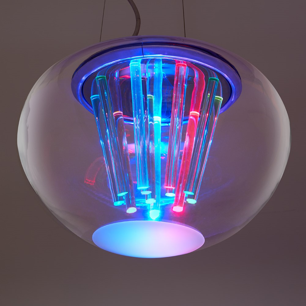 Spectral Light Suspension Lamp
