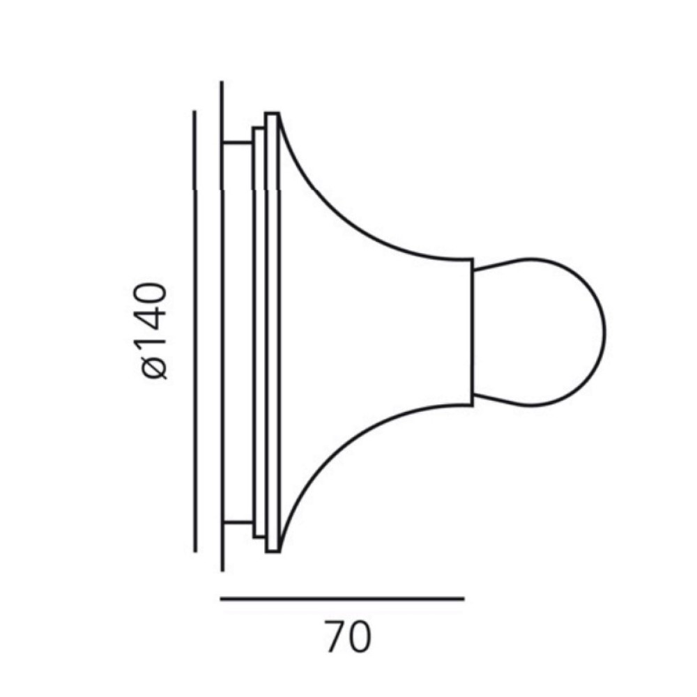 Teti Ceiling and Wall Light