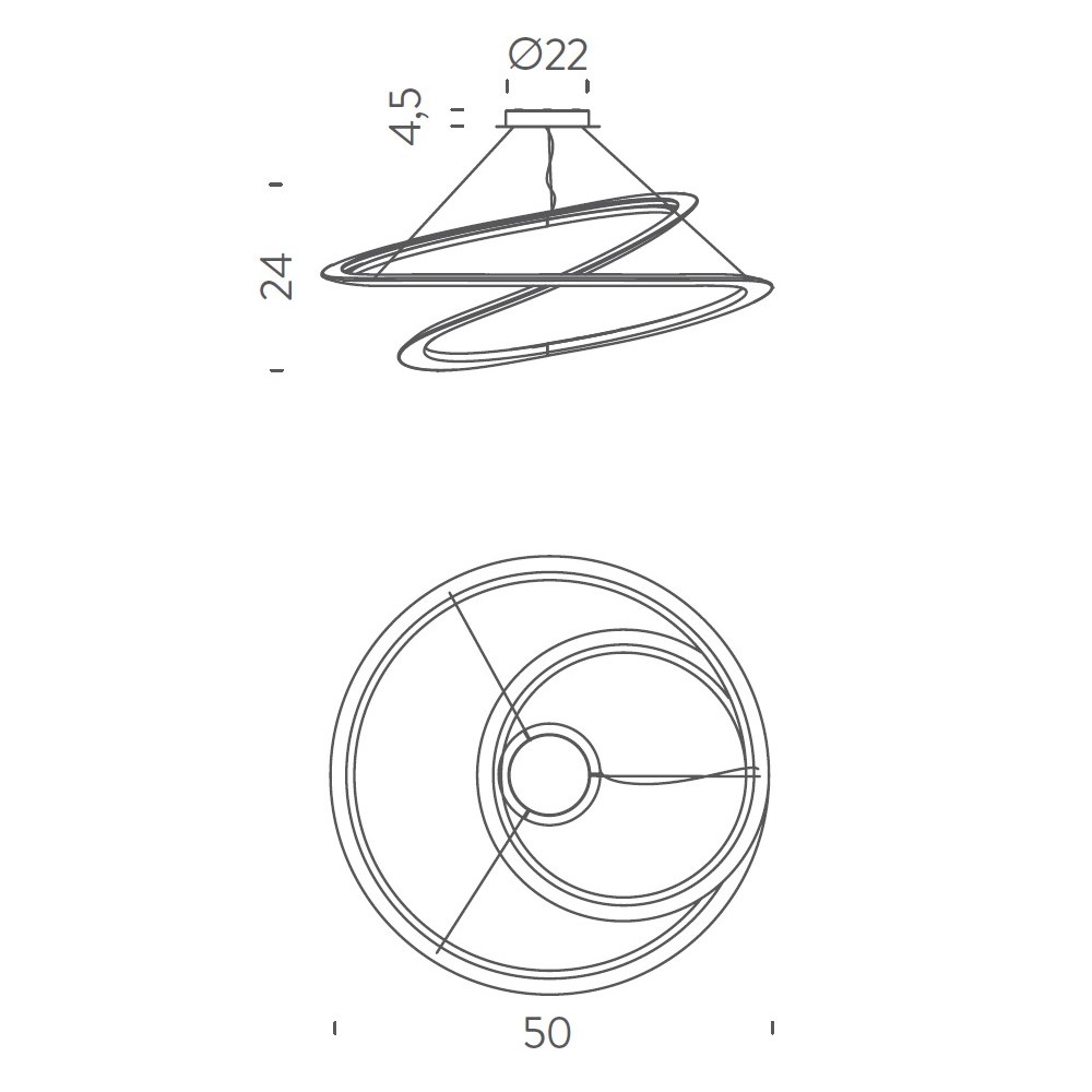 Kepler Petite Suspension Lamp