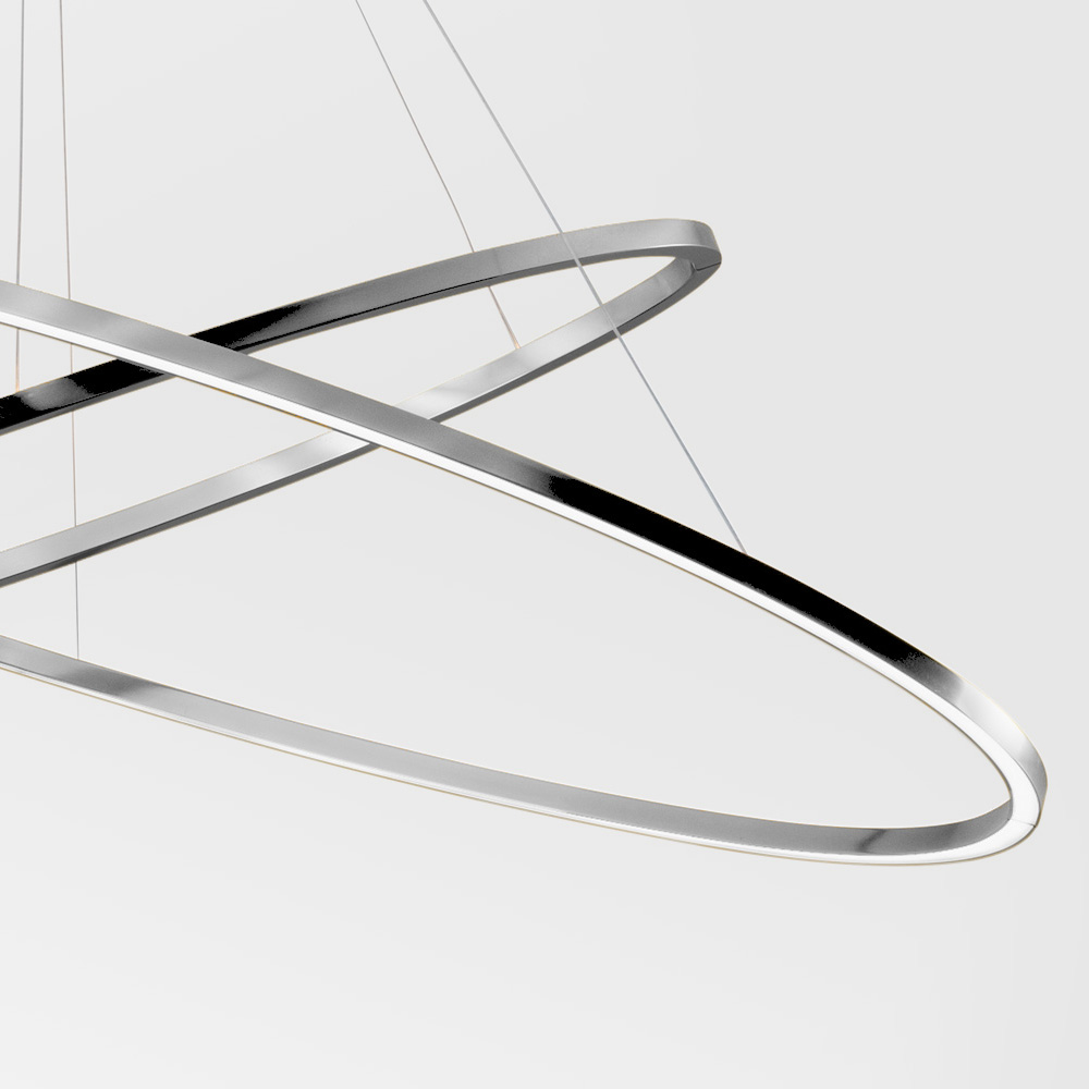 Ellisse Double Mega Suspension Lamp