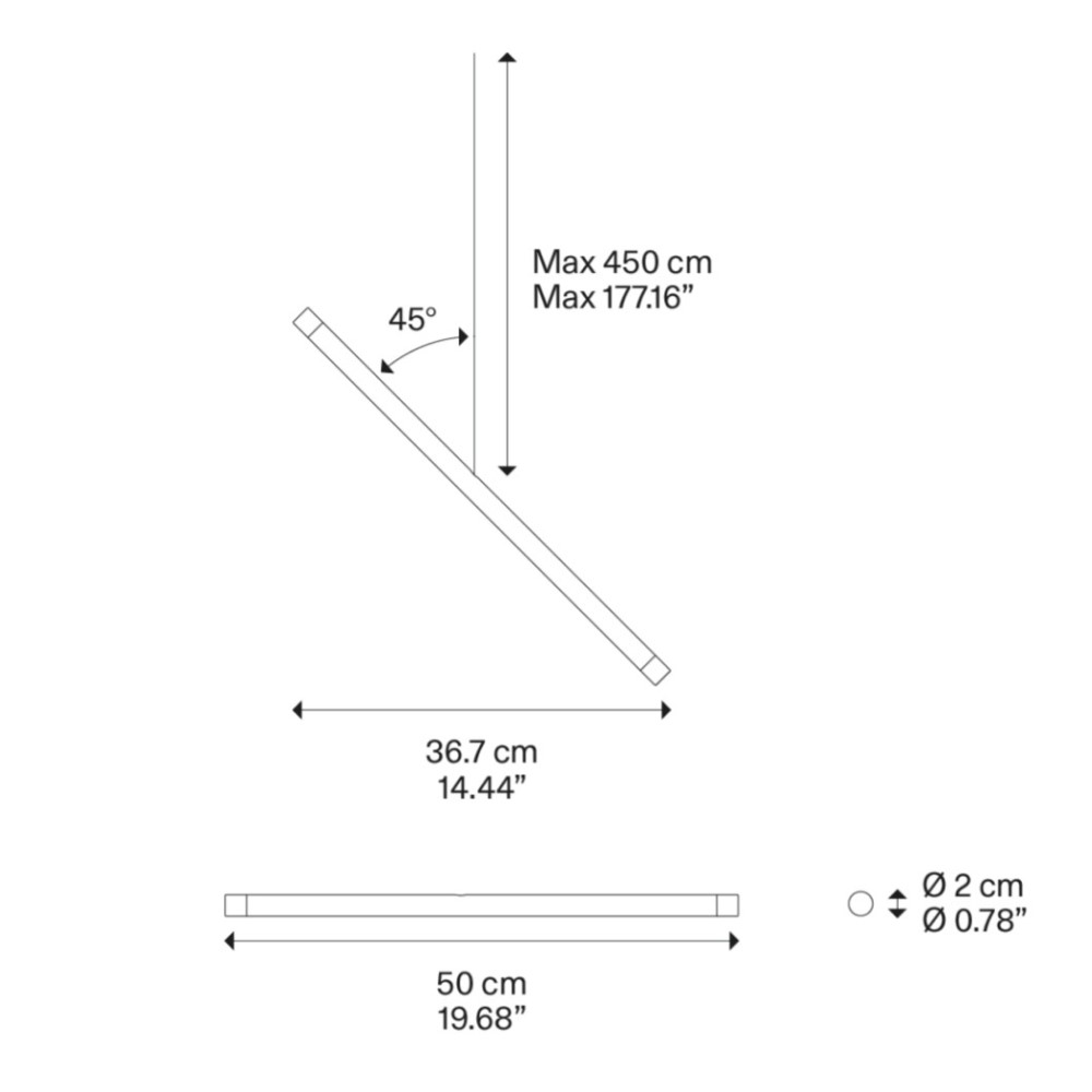 A-Tube Nano Duo Suspension Lamp