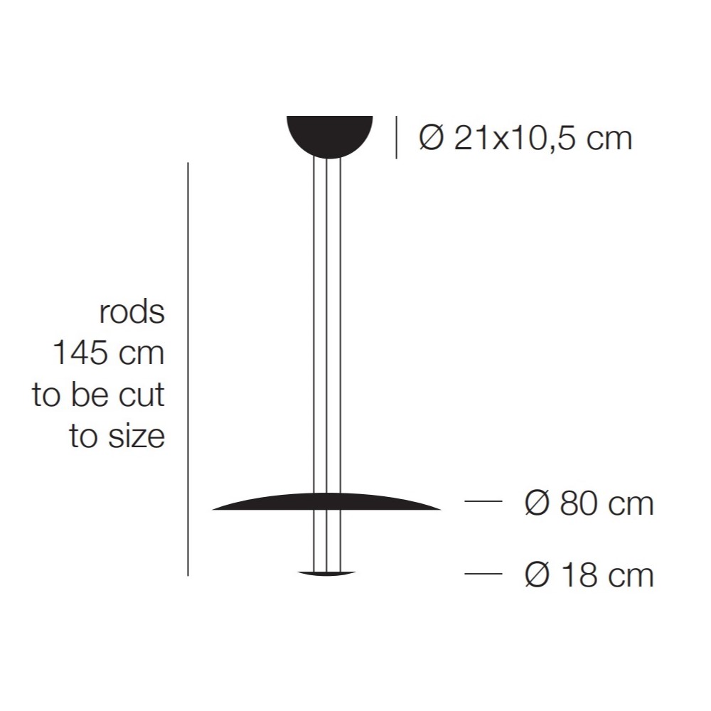 Macchina della Luce mod. B Suspension Lamp