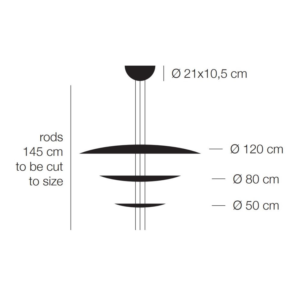 Macchina della Luce mod. C Suspesnion Lamp