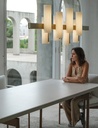 Black Note Keys Suspension Lamp