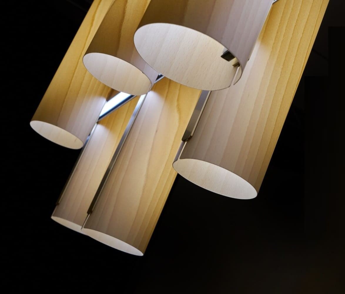 Black Note Keys Suspension Lamp