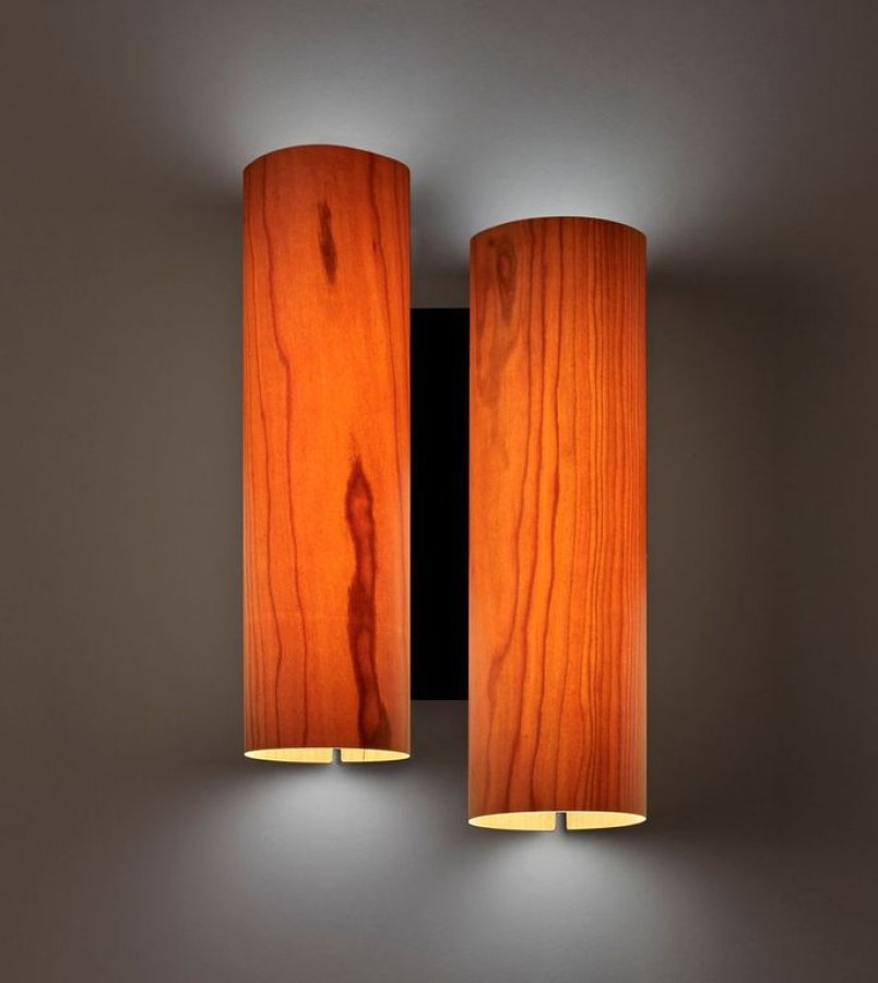 Black Note Duplet Wall Light