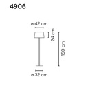 Warm 4906 Floor Lamp