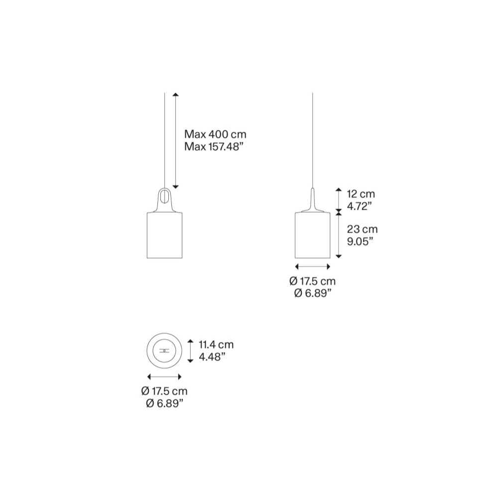 Jim Clyinder Suspension Lamp