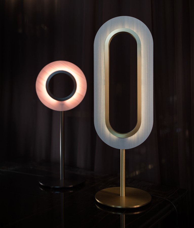 Lens Circular Table Lamp