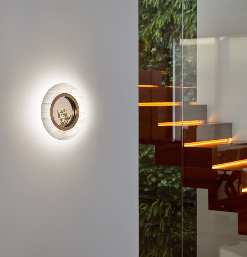 Lens Circular Wall Light