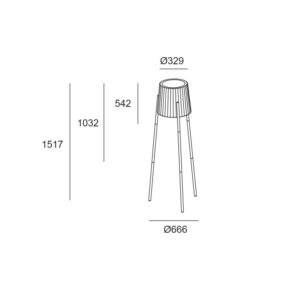 Barcino Outdoor Floor Lamp