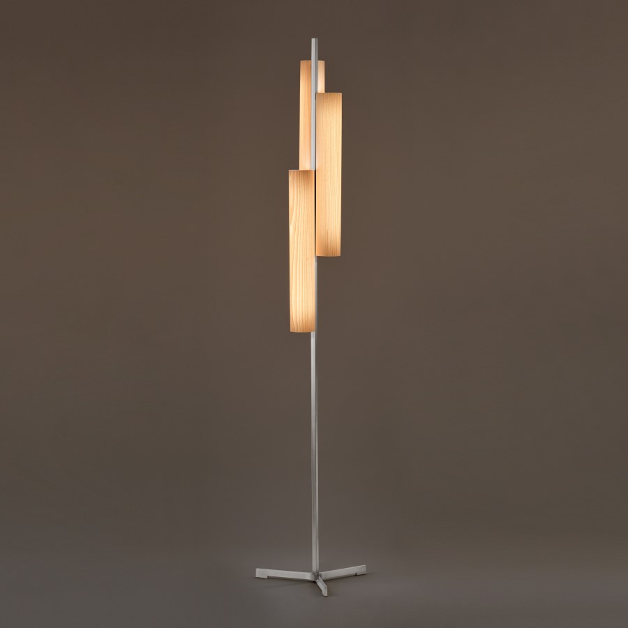 Black Note Triplet Floor Lamp