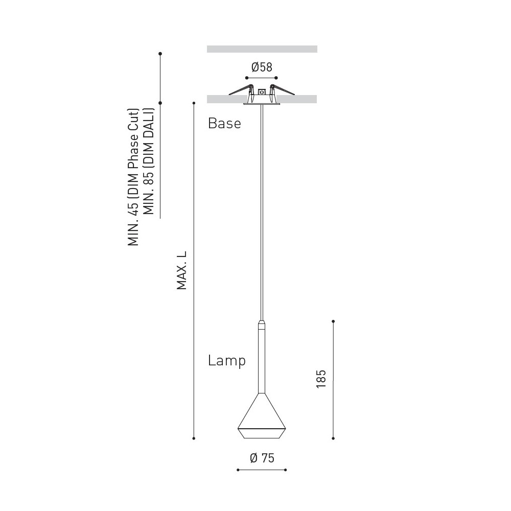 Spin Suspension Lamp