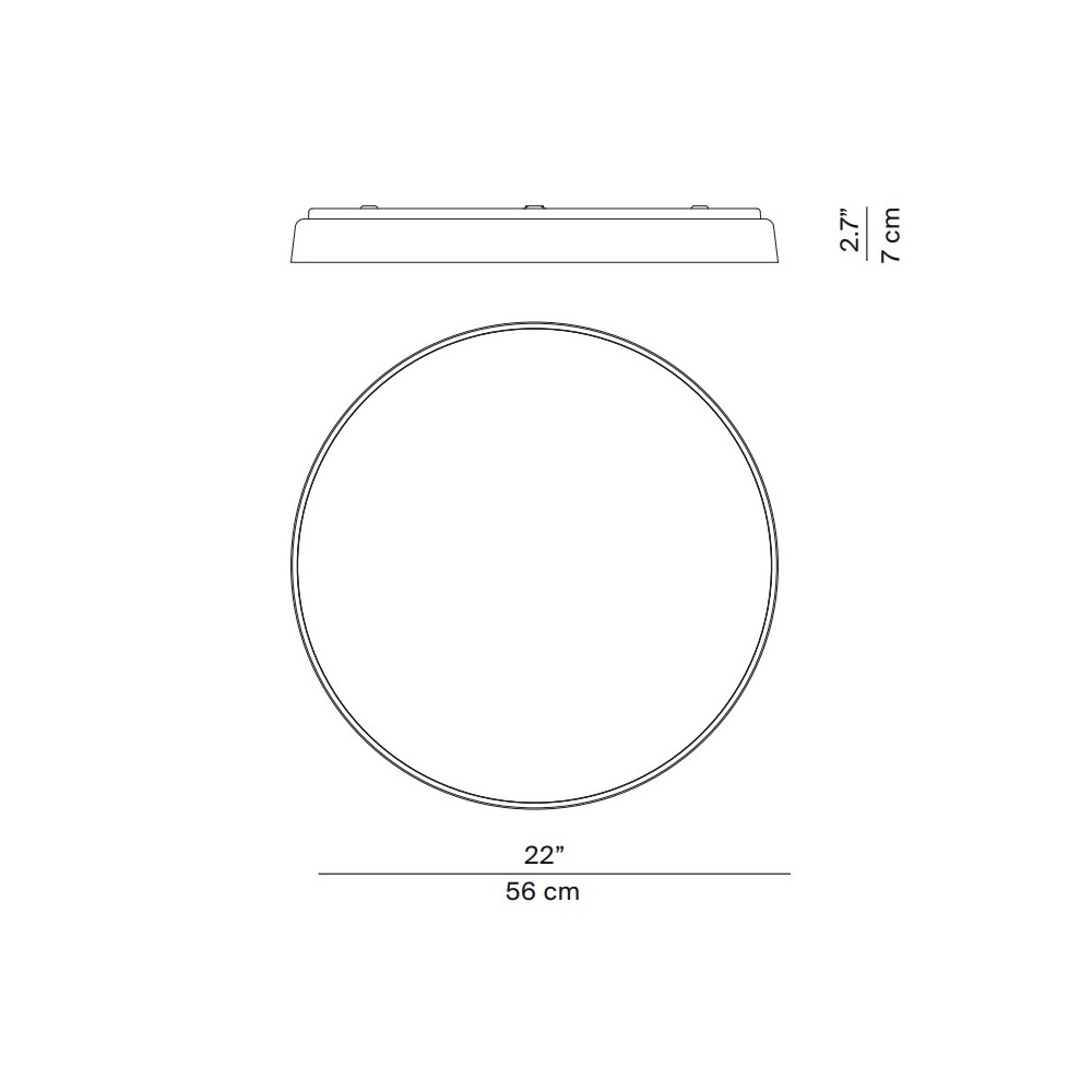 Compendium Plate Wall and Ceiling Light