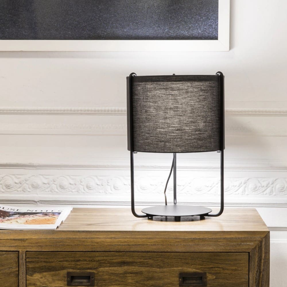 Drum Table Lamp