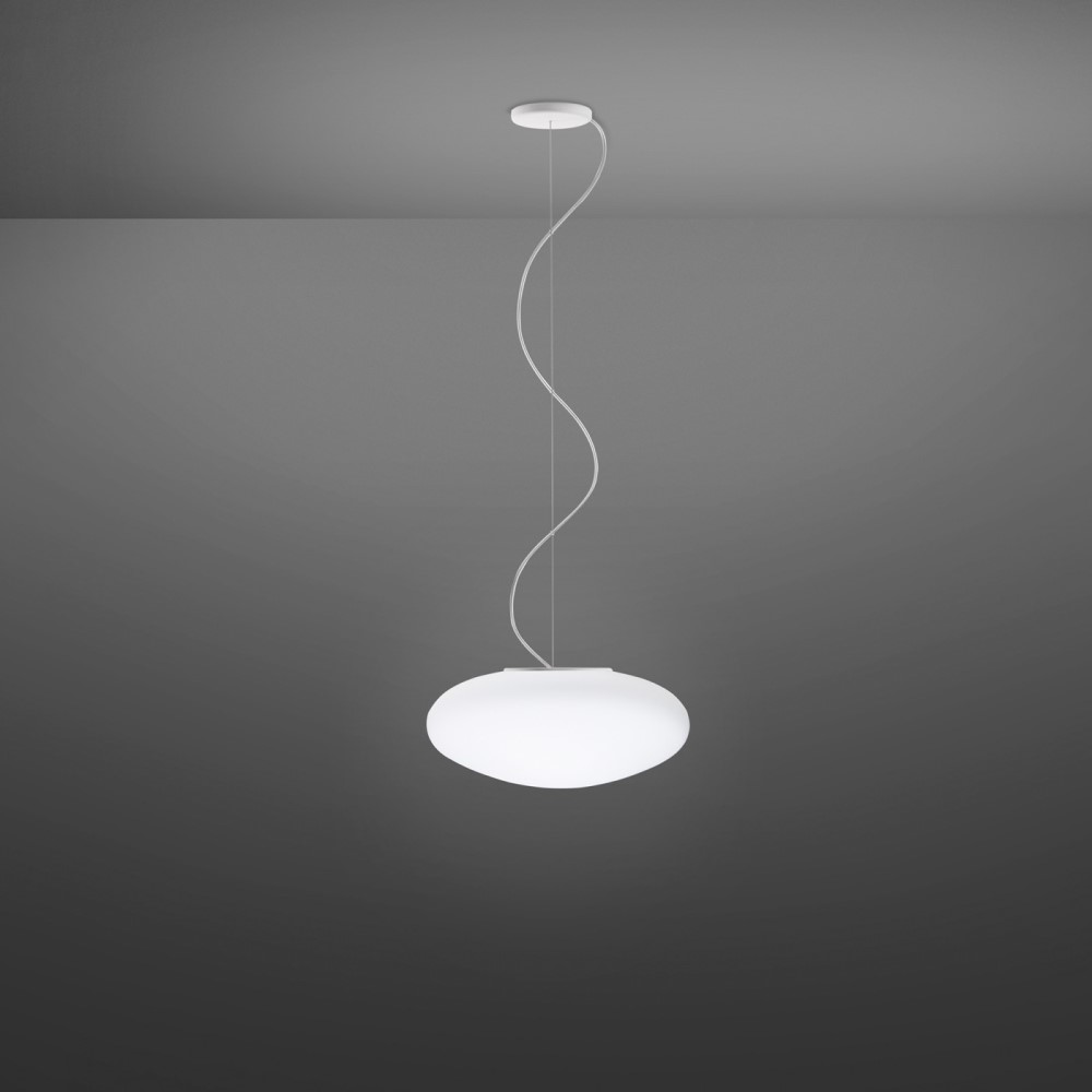 Lumi White Suspension Lamp