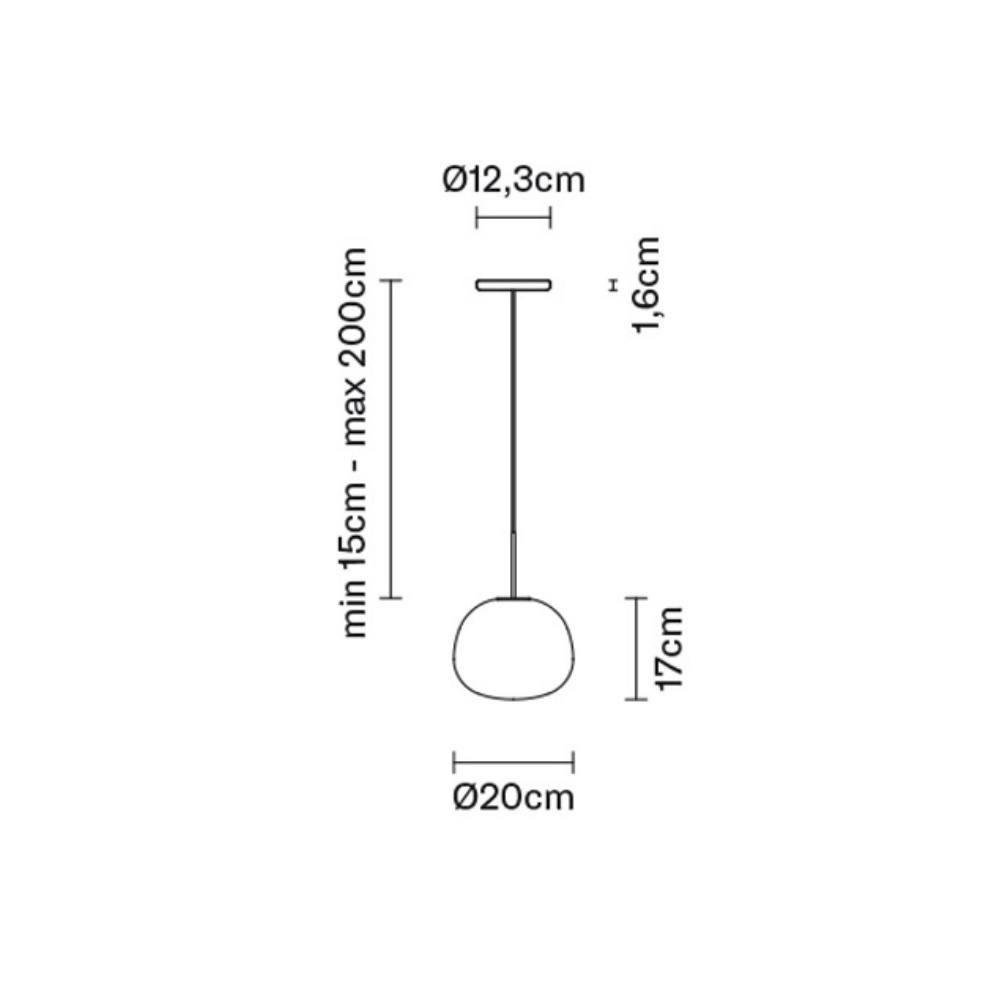 Lumi Mochi G9 Suspension Lamp