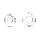 Lumi Mochi Wall and Ceiling Light