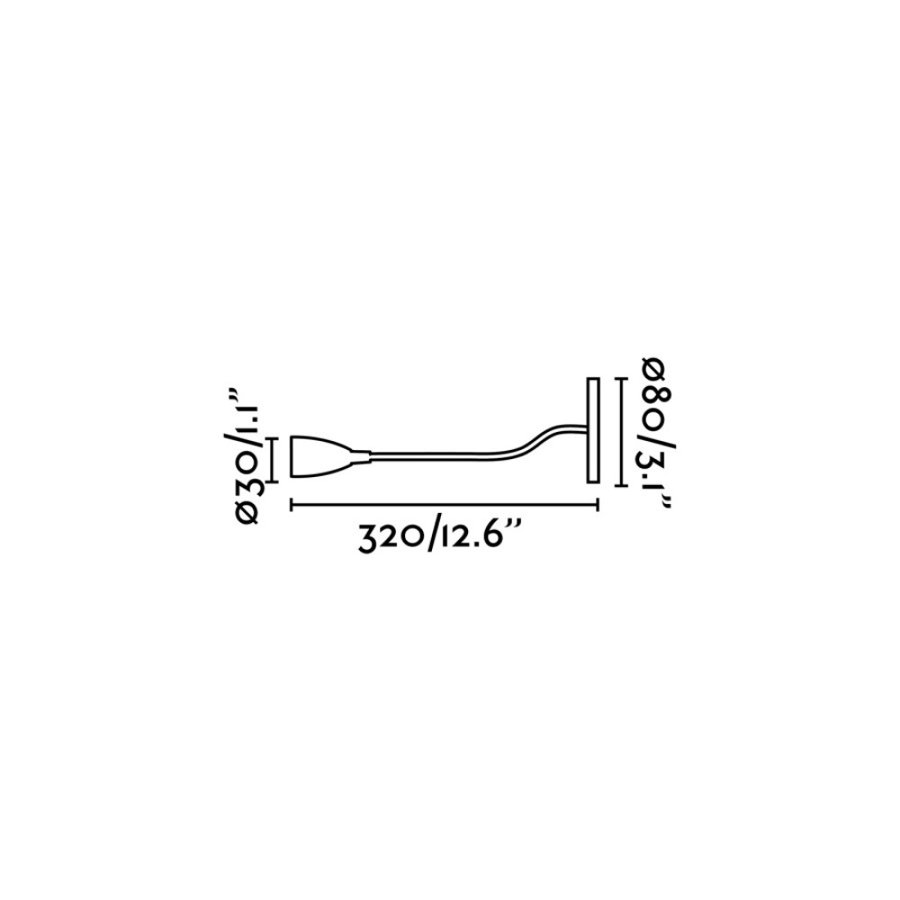 Loke Recessed Wall Light