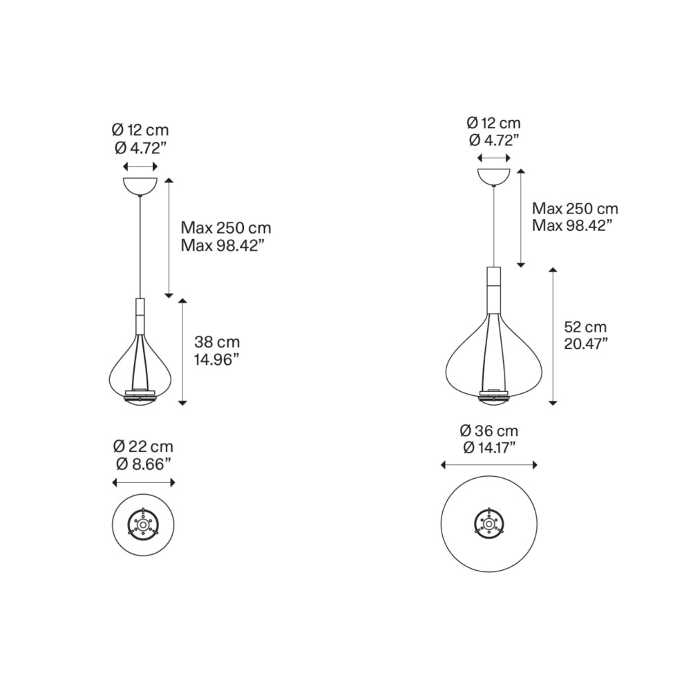 Sky-Fall Suspension Lamp