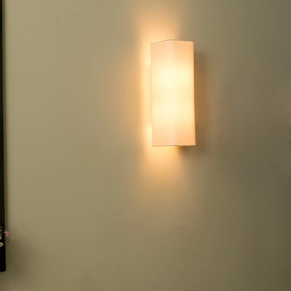 Cotton Square Wall Light