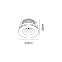 Clear Recessed Ceiling Light