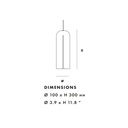 Gap Tall Suspension Lamp