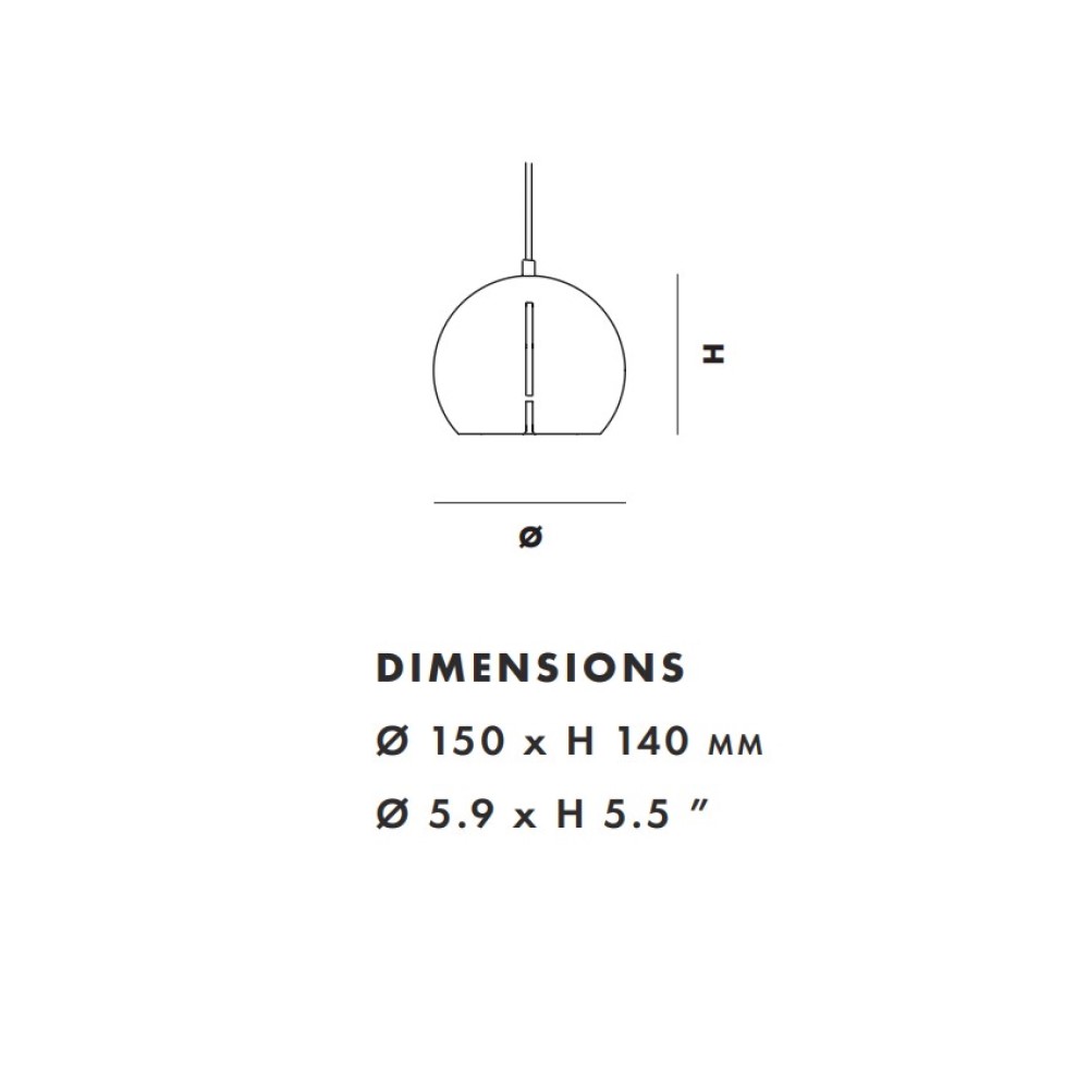 Gap Round Suspension Lamp