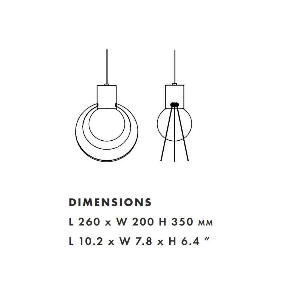 Lunar Suspension Lamp