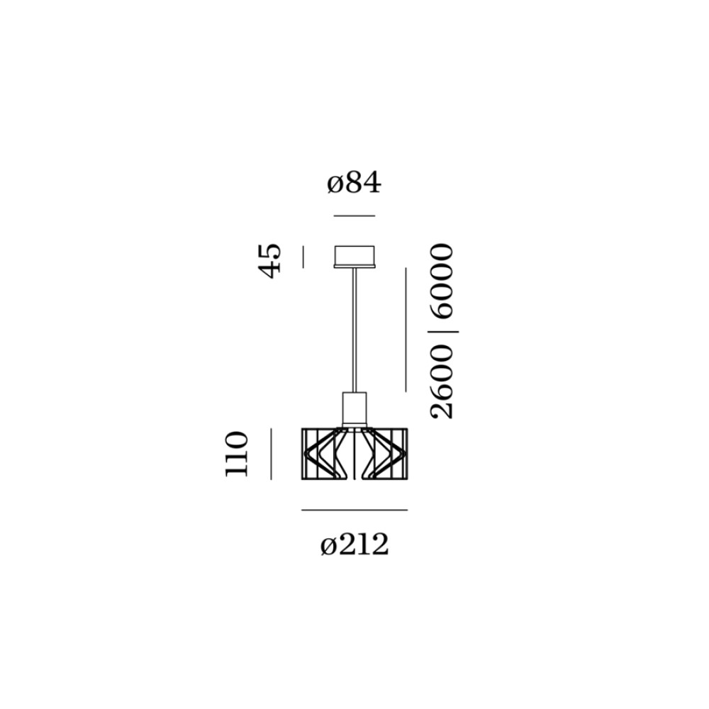 Wiro 2.0 Suspension Lamp