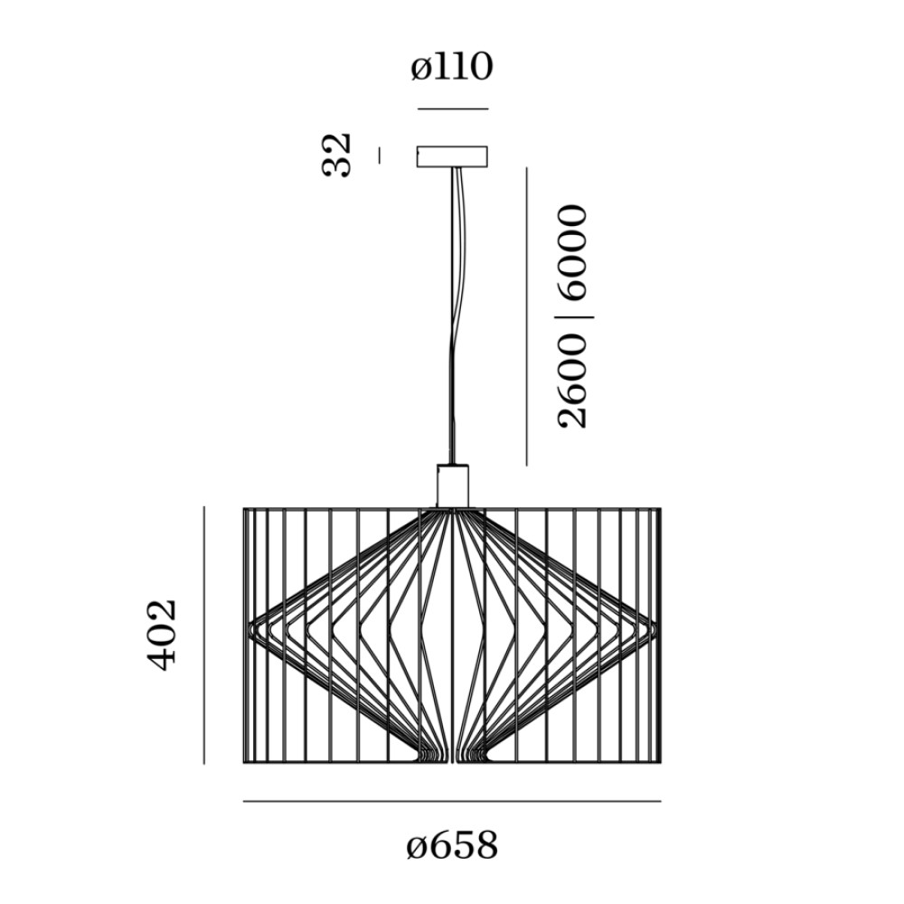 Wiro 6.5 Suspension Lamp