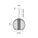 Wiro 1.0 Globe Suspension Lamp