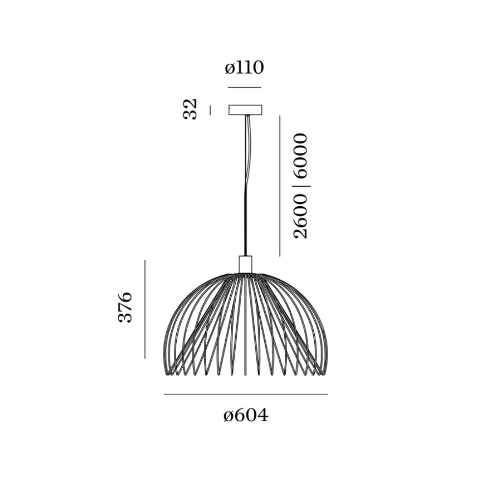 Wiro 2.0 Globe Suspension Lamp