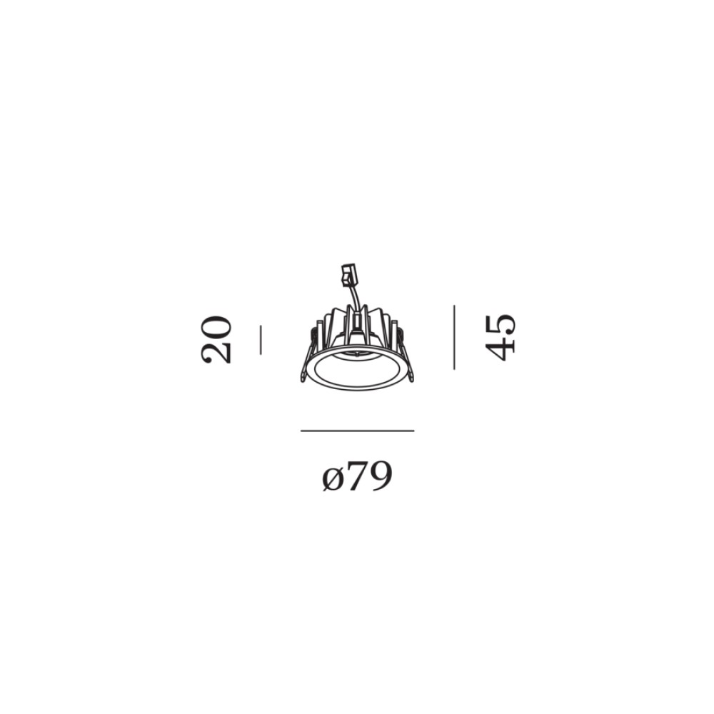 Deep Petit Recessed Ceiling Light