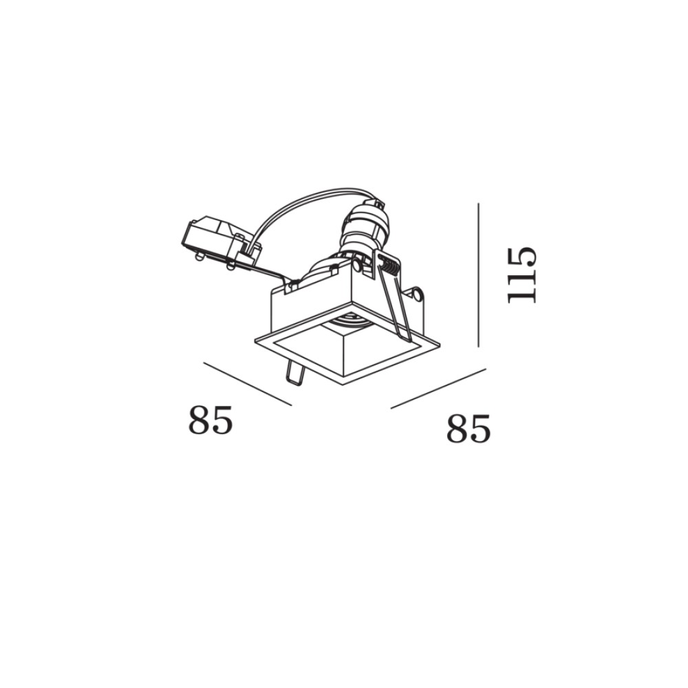 Plano 1.0 PAR16 Recessed Ceiling Light