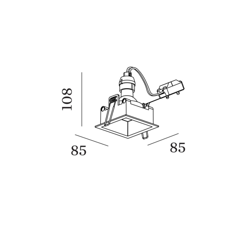 Plano IP44 PAR16 Recessed Ceiling Light