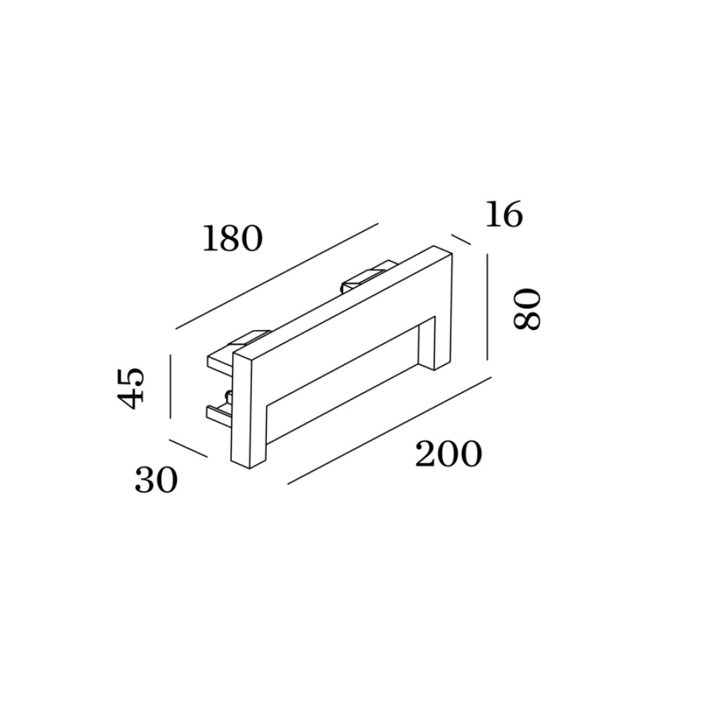 Reto 2.0 Recessed Wall Light