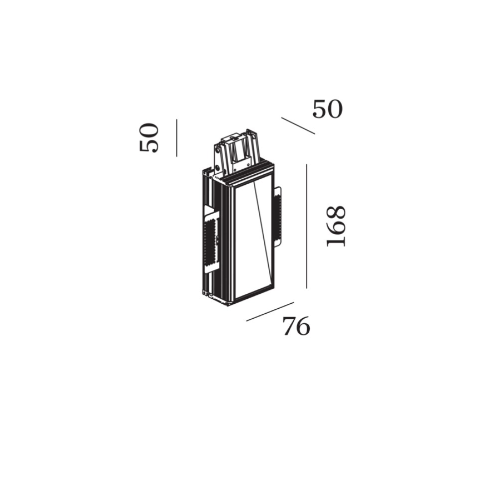 Strange 1.7 Recessed Wall Light